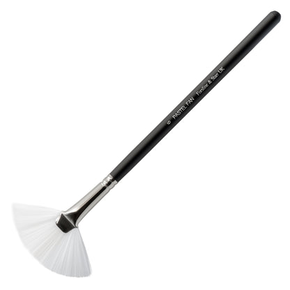 No. 6 Fan brush - Use for light blending of large areas or to remove colour