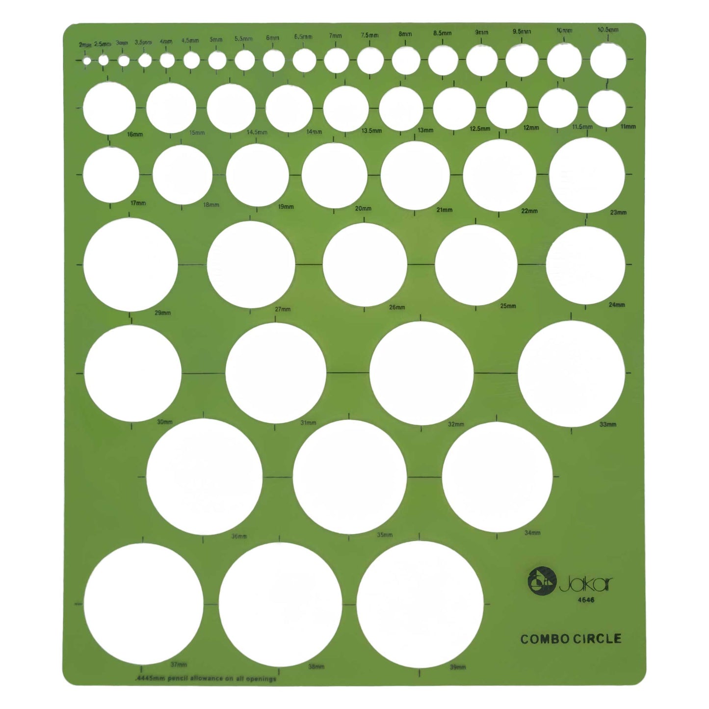 Jakar Combo Circle Template