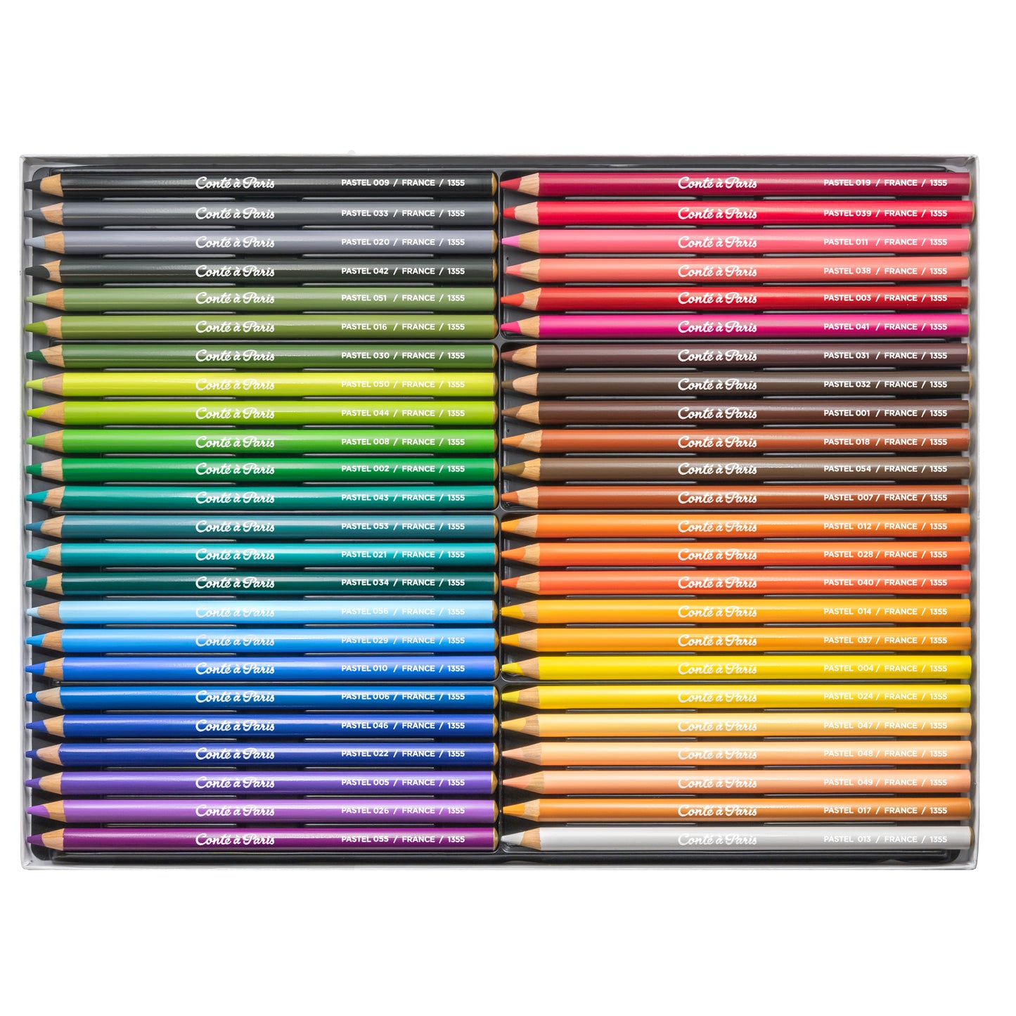 Set of 48 Pastel Pencils Content