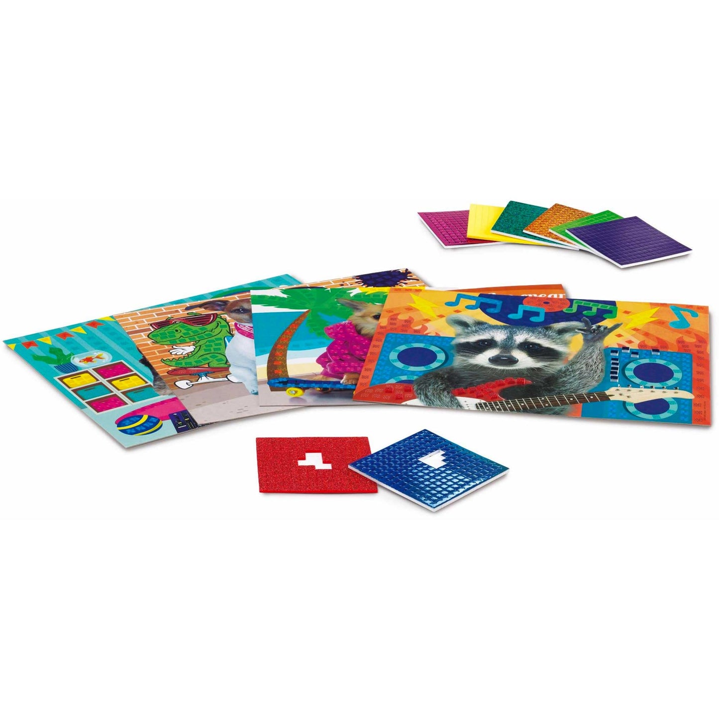 Maped Creativ Photo Mosaics Kit - Cool Animals - Set contents