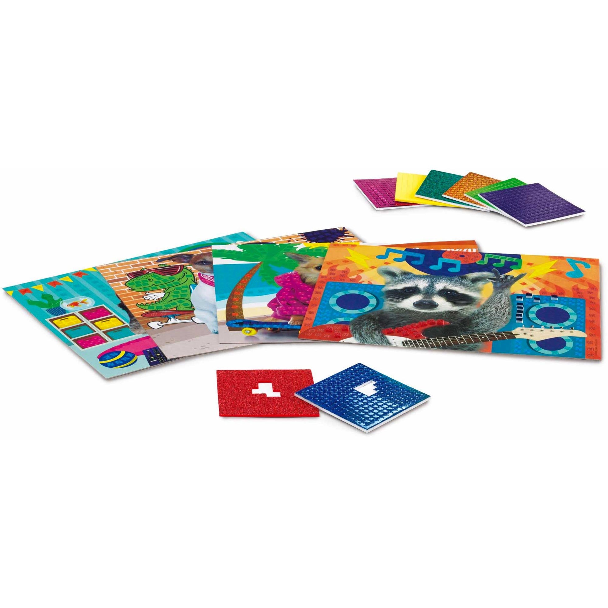 Maped Creativ Photo Mosaics Kit - Cool Animals - Set contents