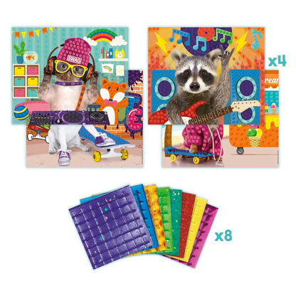 Maped Creativ Photo Mosaics Kit - Cool Animals