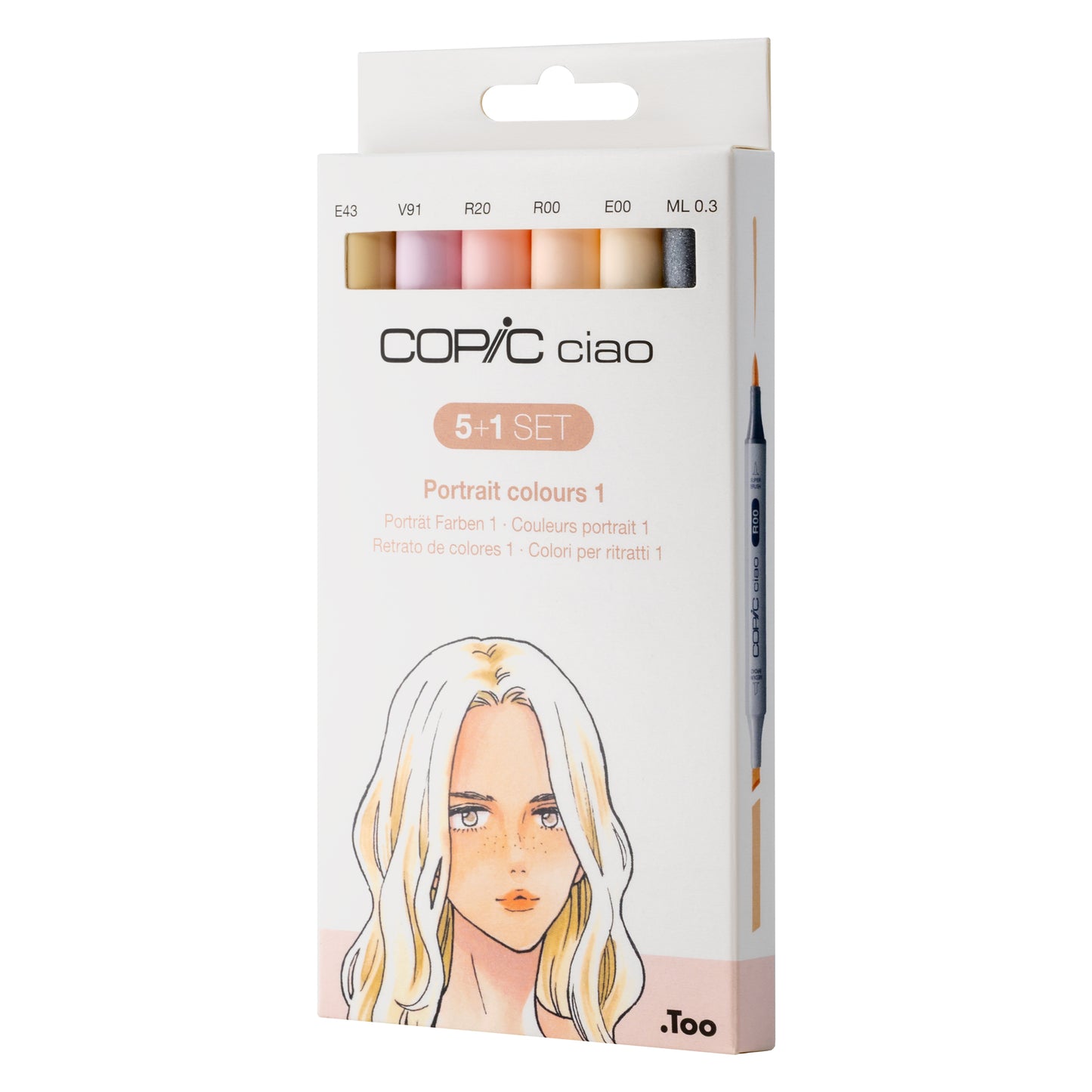 COPIC Ciao Marker 5+1 Portrait Colours #1 Set
