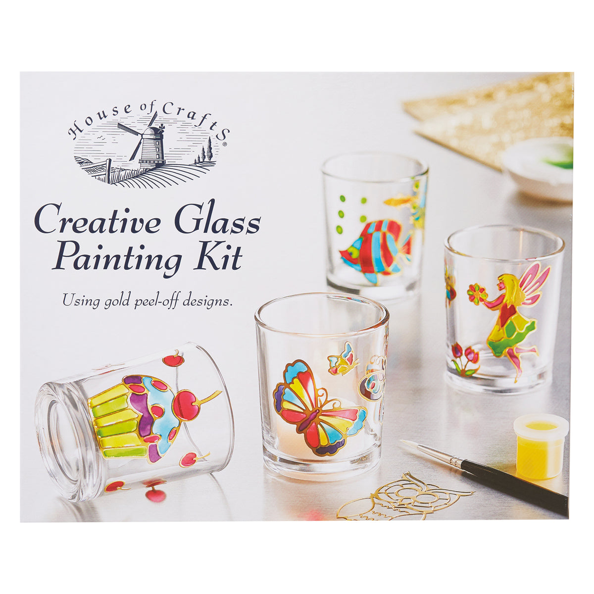 House of Crafts - Creative Glass Painting Kit