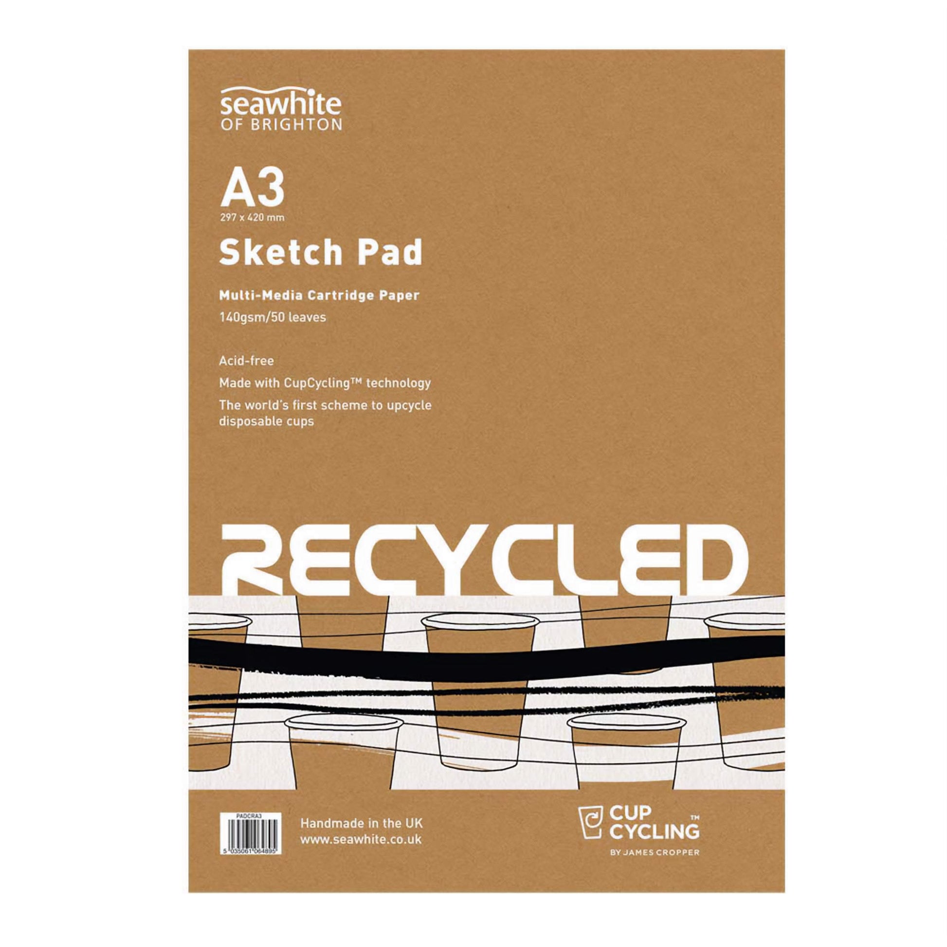 Seawhite Cupcycling Multi-Media Sketchpad - A3