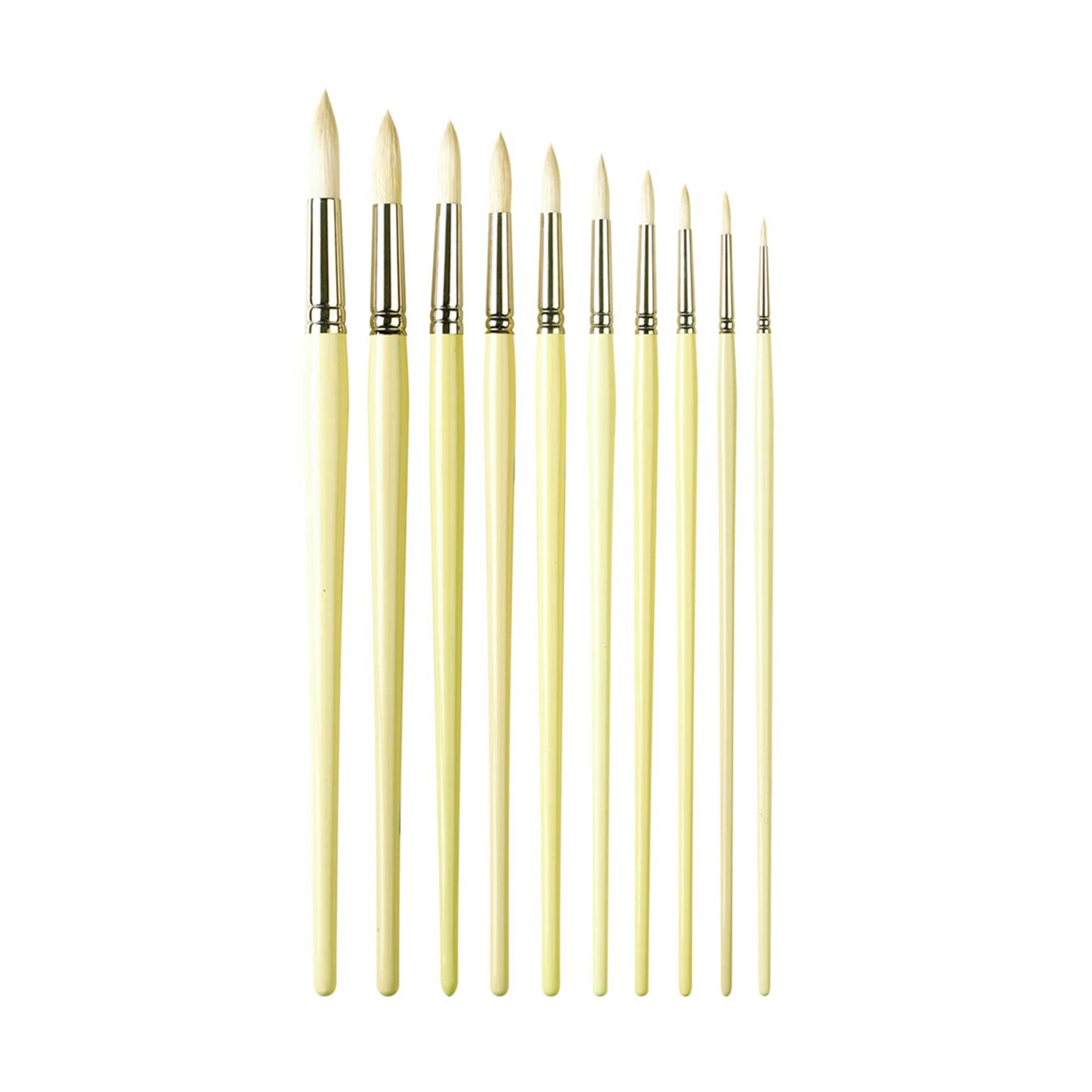 Pro Arte Series B Hog Brushes - Round - All Sizes