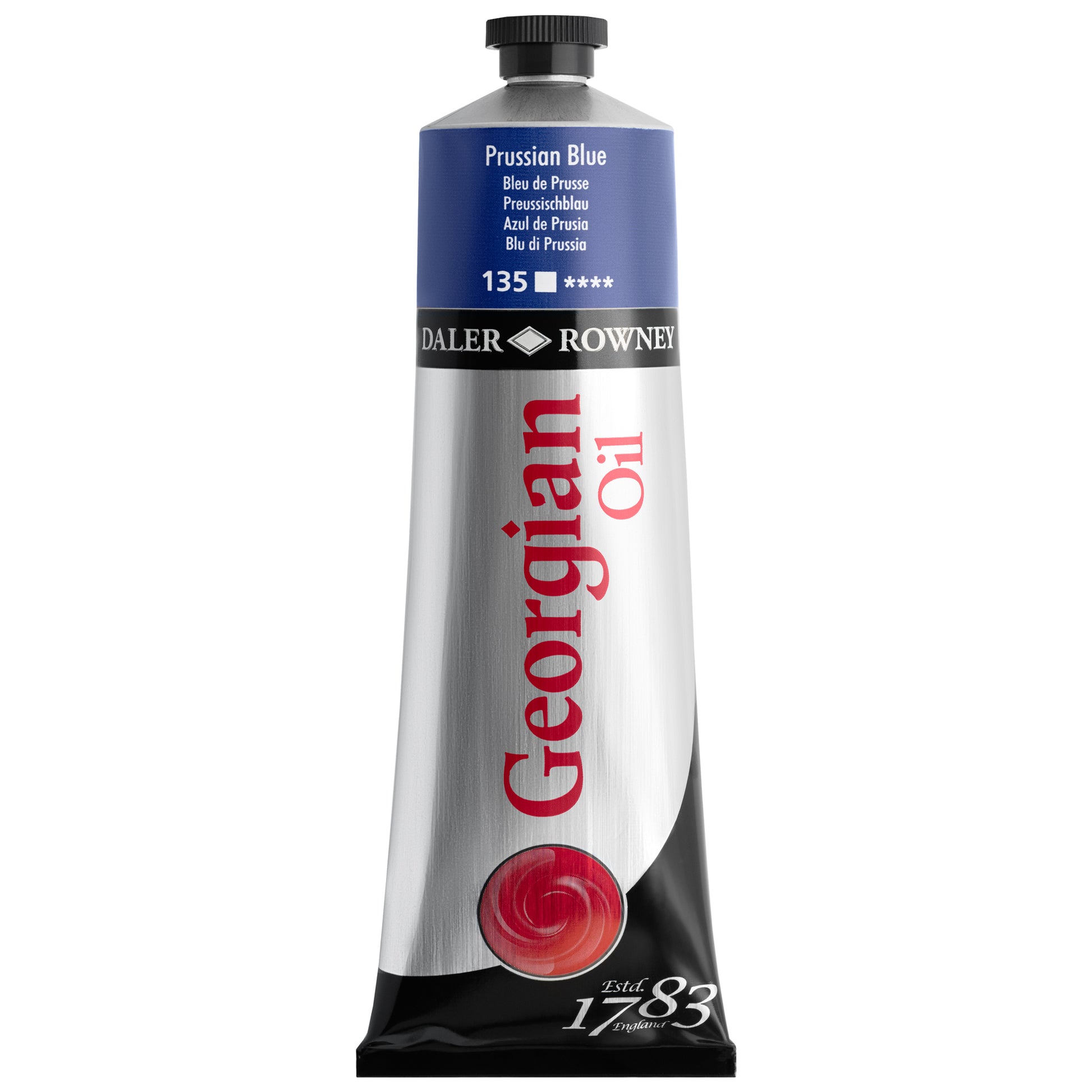 Daler-Rowney Georgian Oil Colour Tubes - 225ml - Prussian Blue