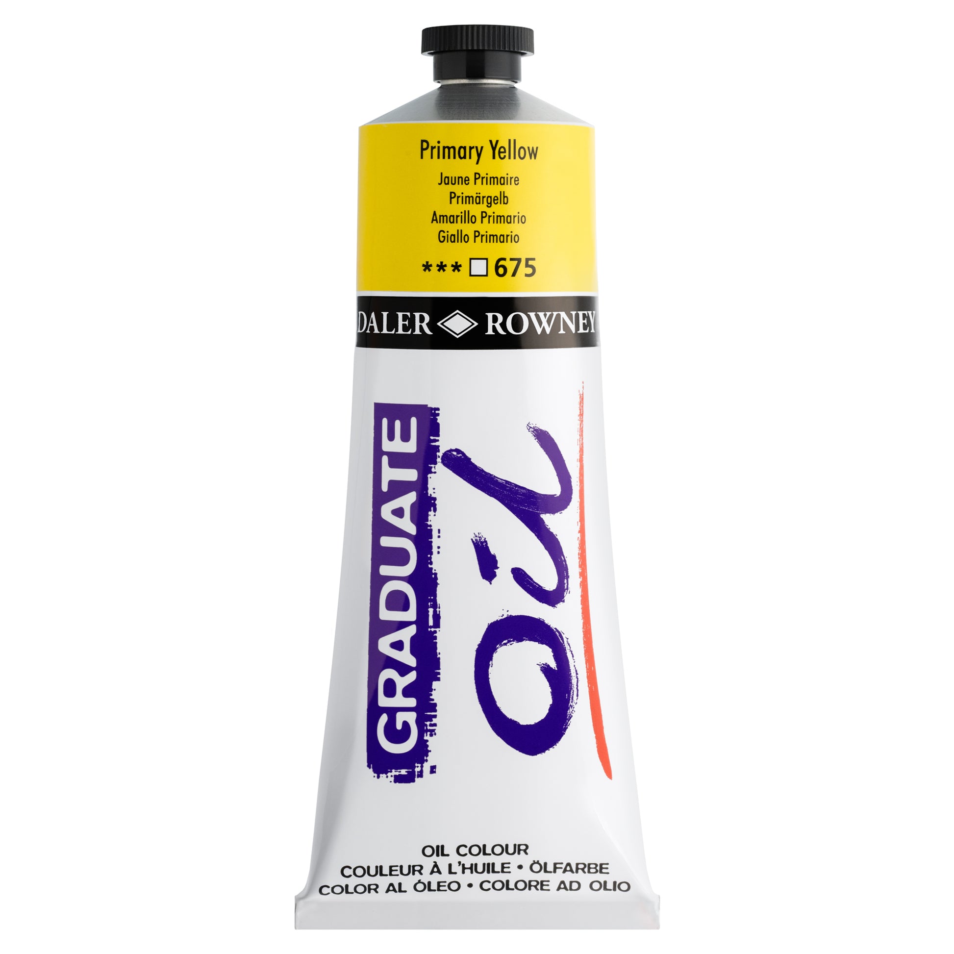 Daler-Rowney Graduate Oil Colour - 200ml - Primary Yellow