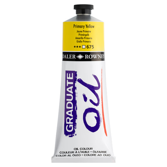 Daler-Rowney Graduate Oil Colour - 200ml - Primary Yellow