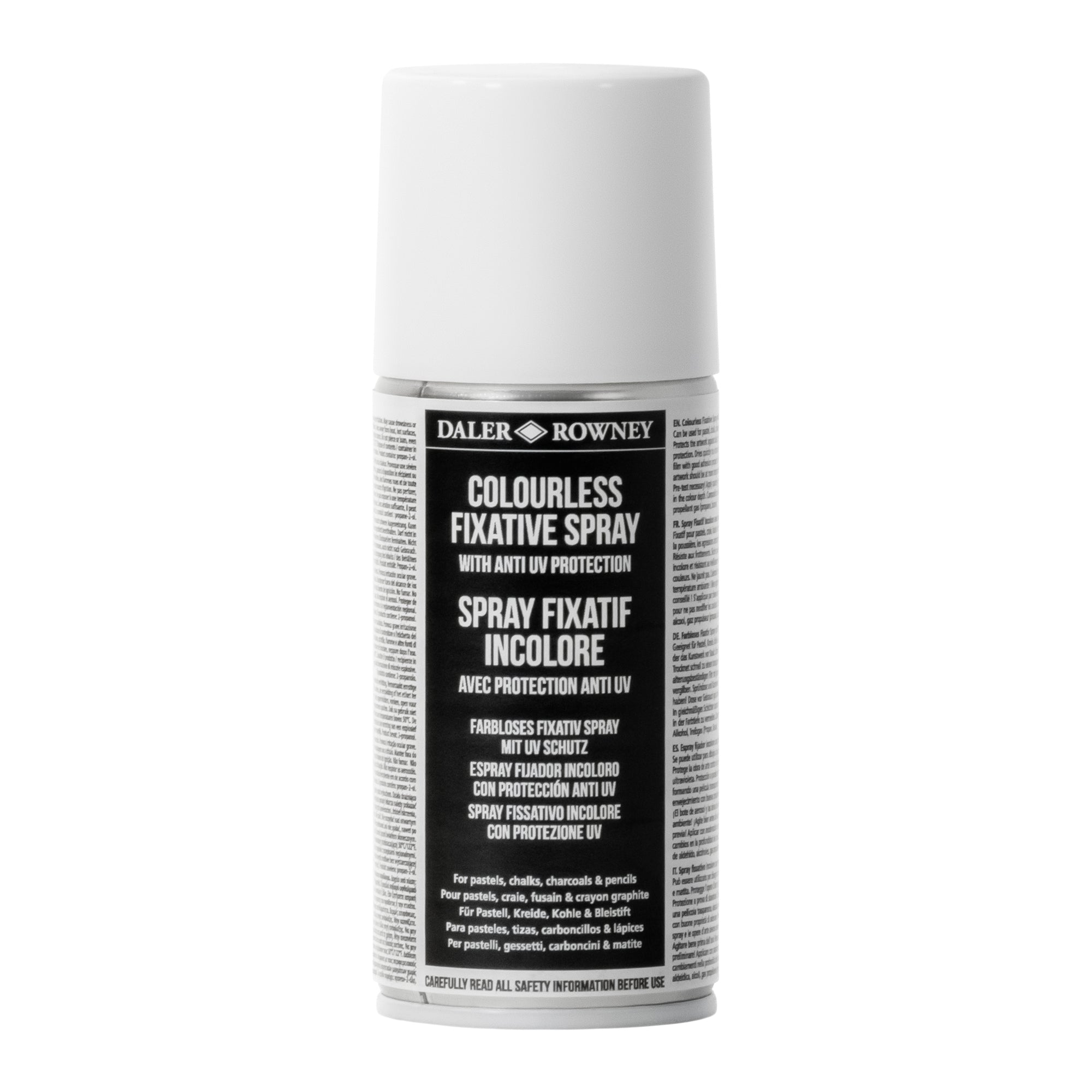 Daler-Rowney Colourless Perfix Fixative Spray With Anti-UV Protection - 150ml