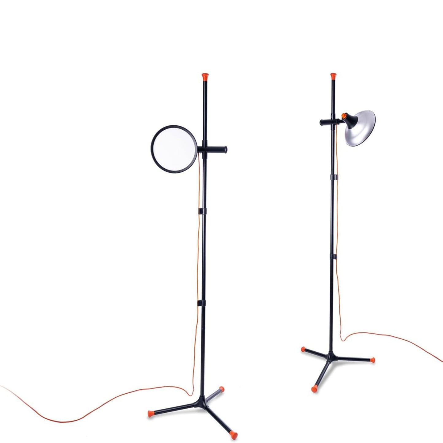 The sturdy weighted metal legs ensure stability in any environment.