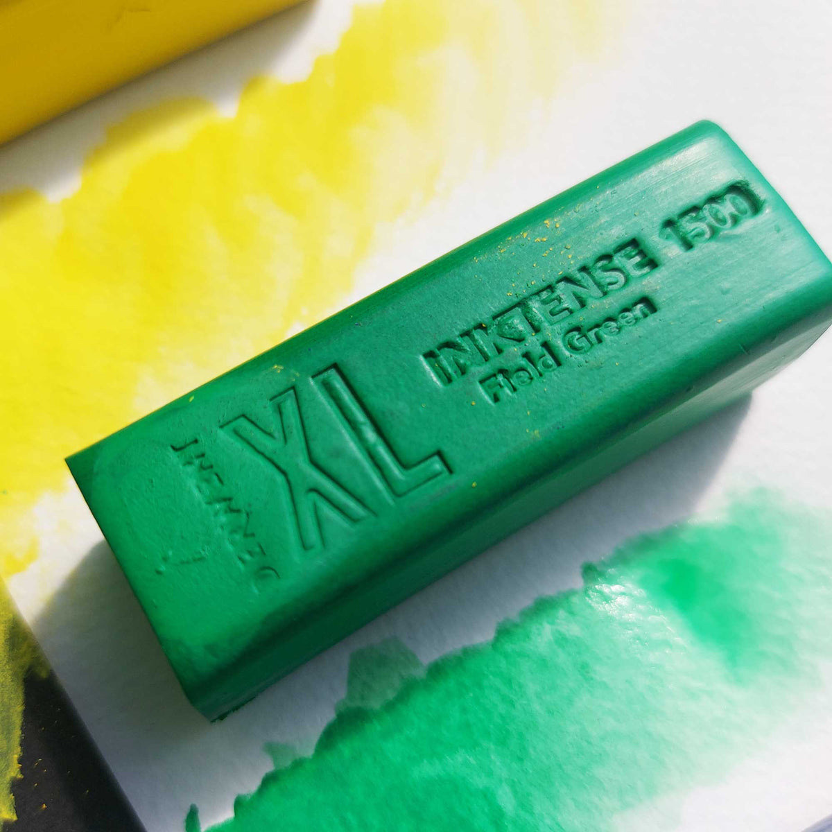 Derwent Inktense Block - Verde Primavera - Blocco Inchiostro Solubile In Acqua - Colore Intenso E Permanente - 2