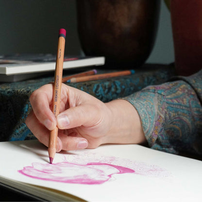 Derwent Lightfast Coloured Pencils in use