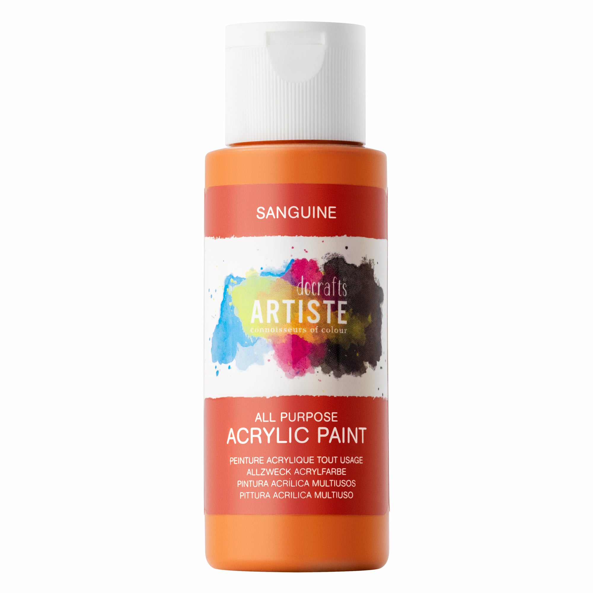 Docrafts Artiste Multi-Surface Acrylic Paint - 59ml - Sanguine