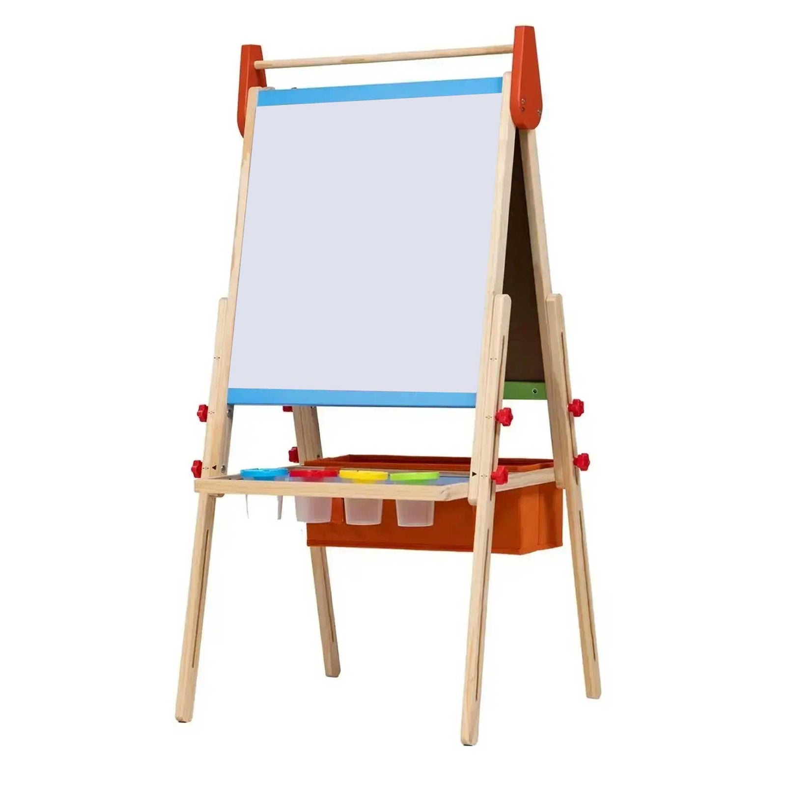MEEDEN Kids Art Easel-Walnut, Double-Sided Board