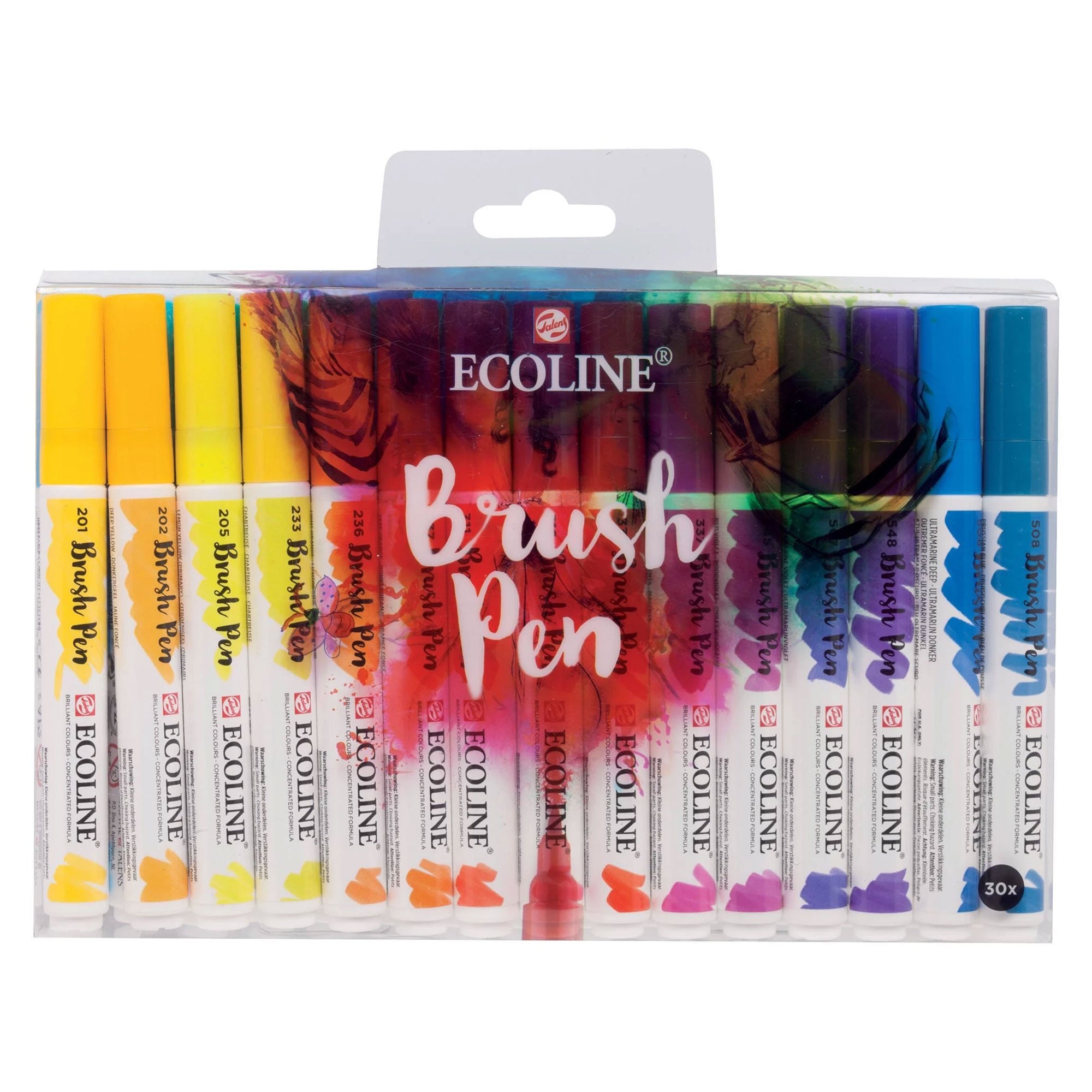 Royal Talens Ecoline Brush Pen Set of 30 Colours