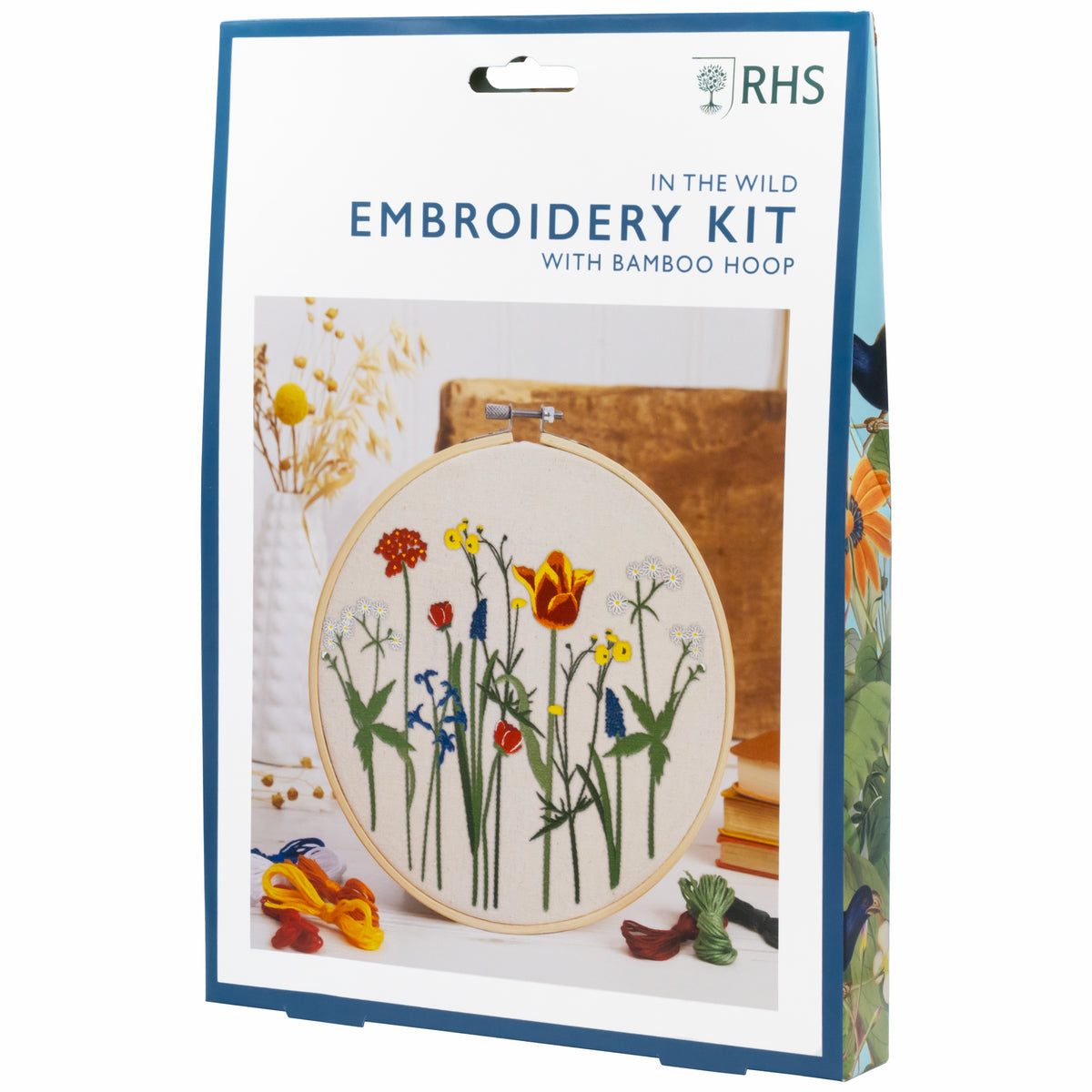 RHS Embroidery Kit with Bamboo Hoop - In The Wild