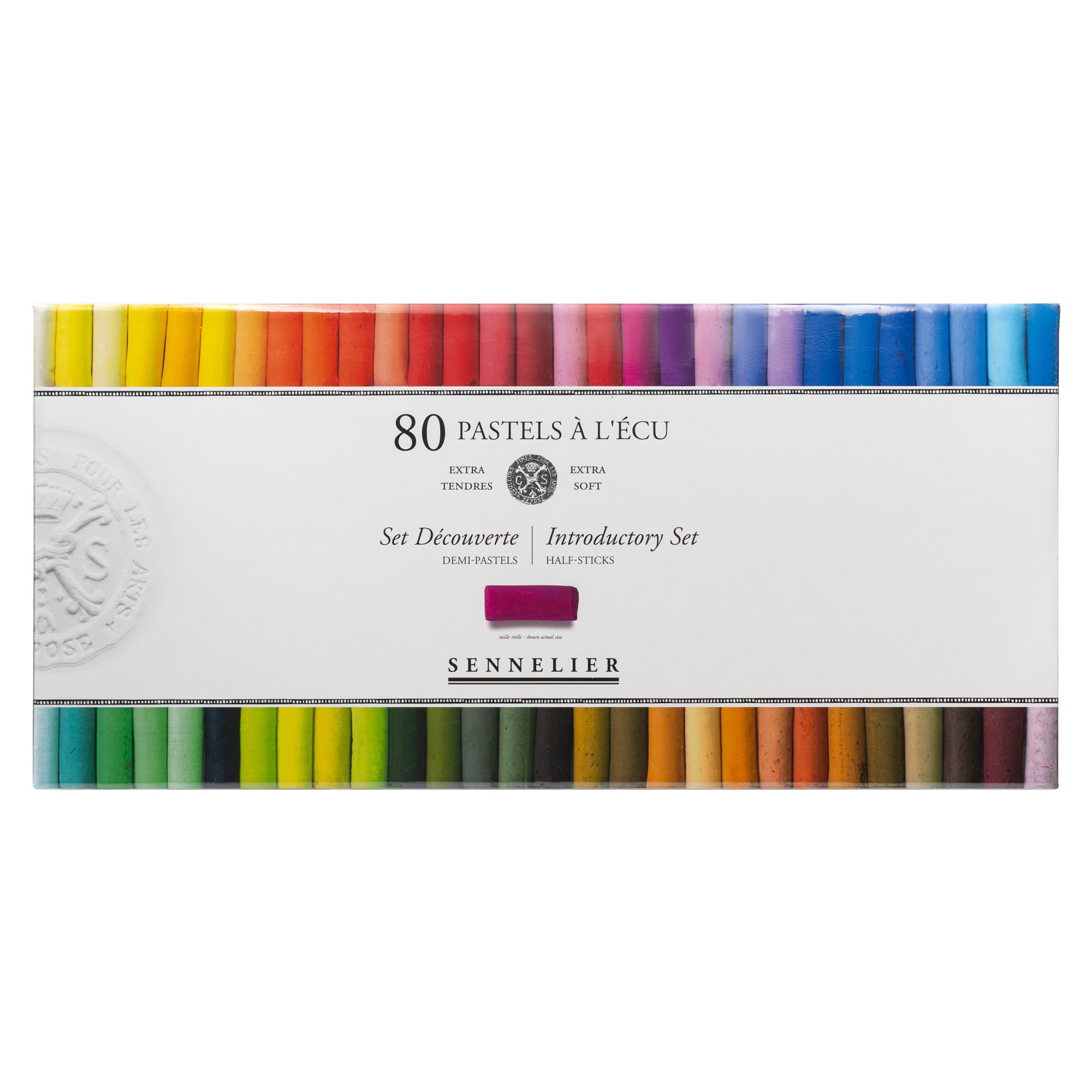 Sennelier 80 Assorted Half Stick Soft Pastels - Introductory Set 