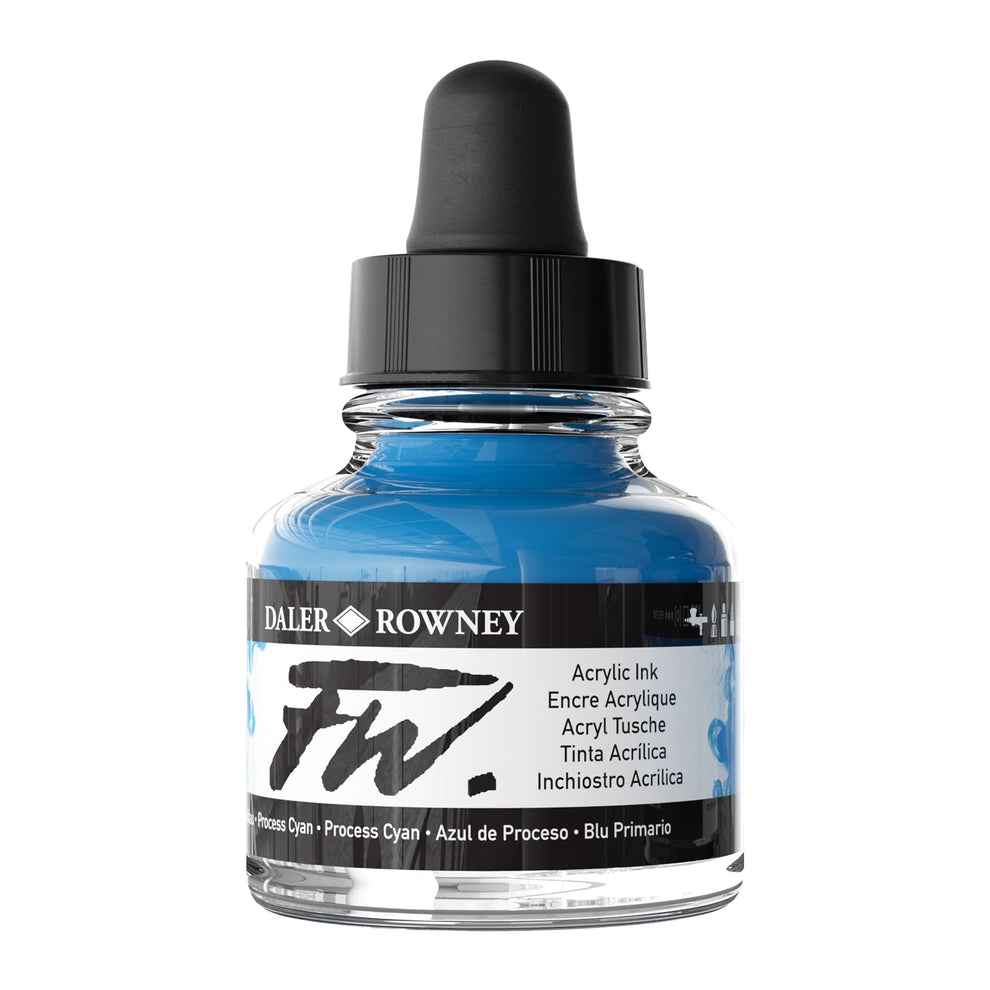 Daler-Rowney FW Artists' Ink Individual Colours - 29.5ml Bottles ...