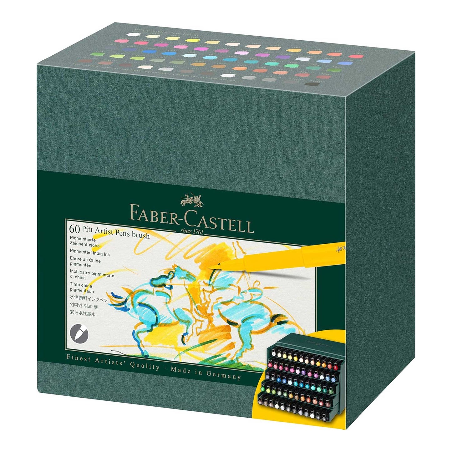 Faber-Castell Pitt Artists Brush Pens - Set of 60 Assorted Colours