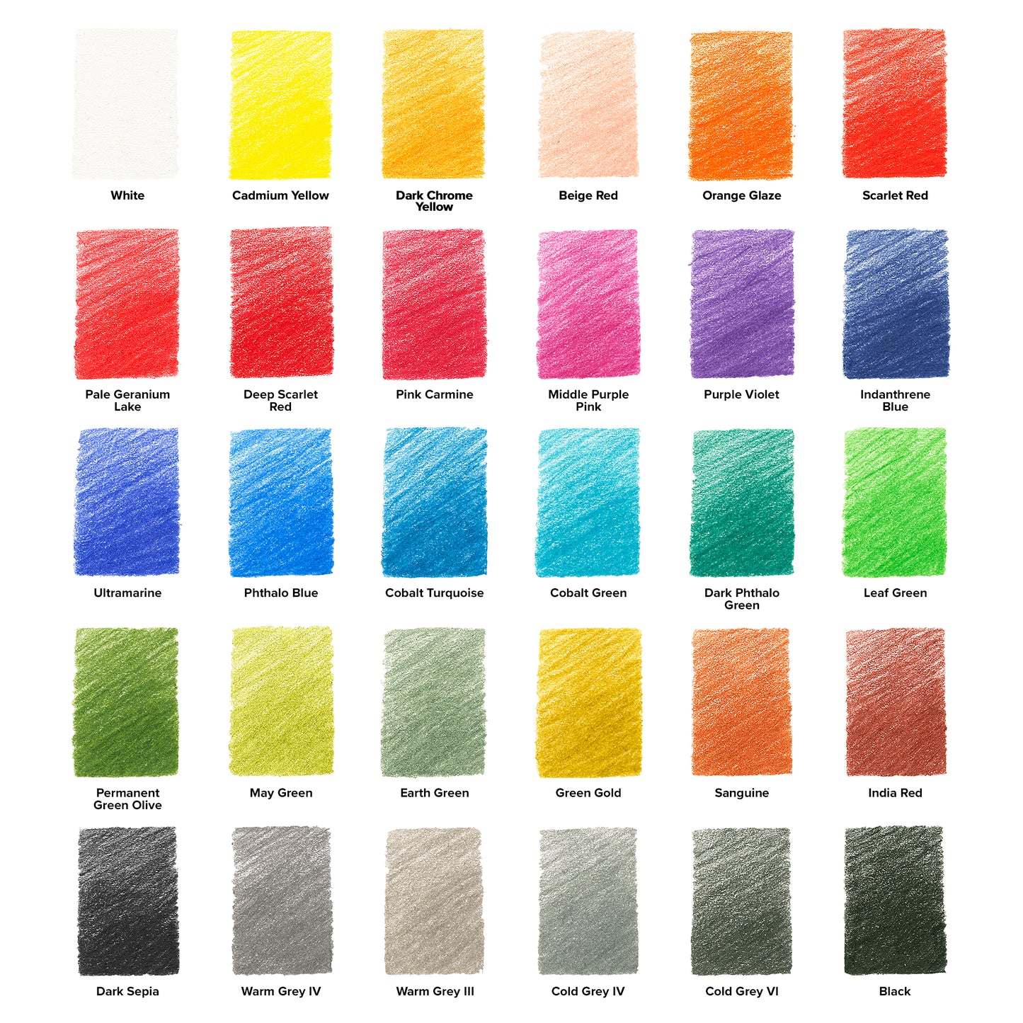 Faber-Castell Polychromos Colour Pencils - Pencil Roll Set of 34 Pieces