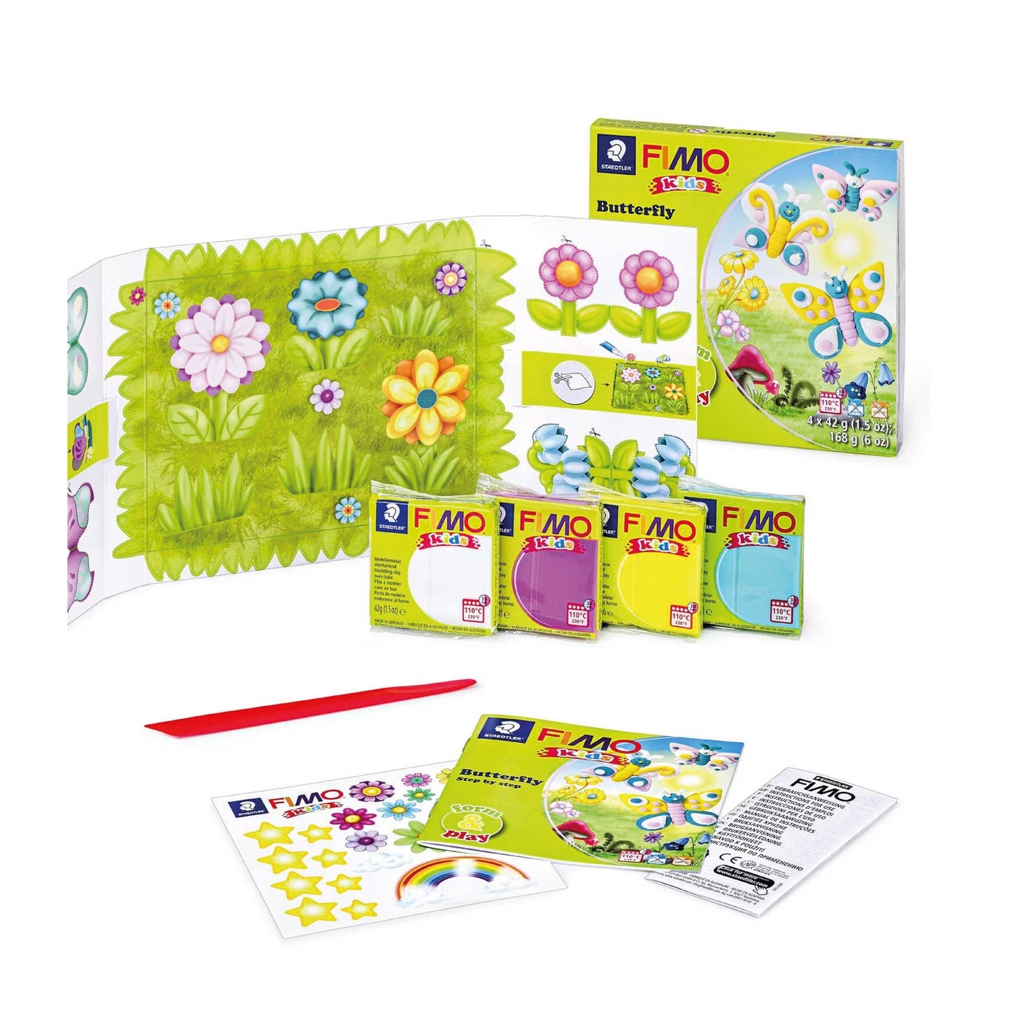 Staedtler FIMO Kids Form and Play Set - Butterfly - Box Contents