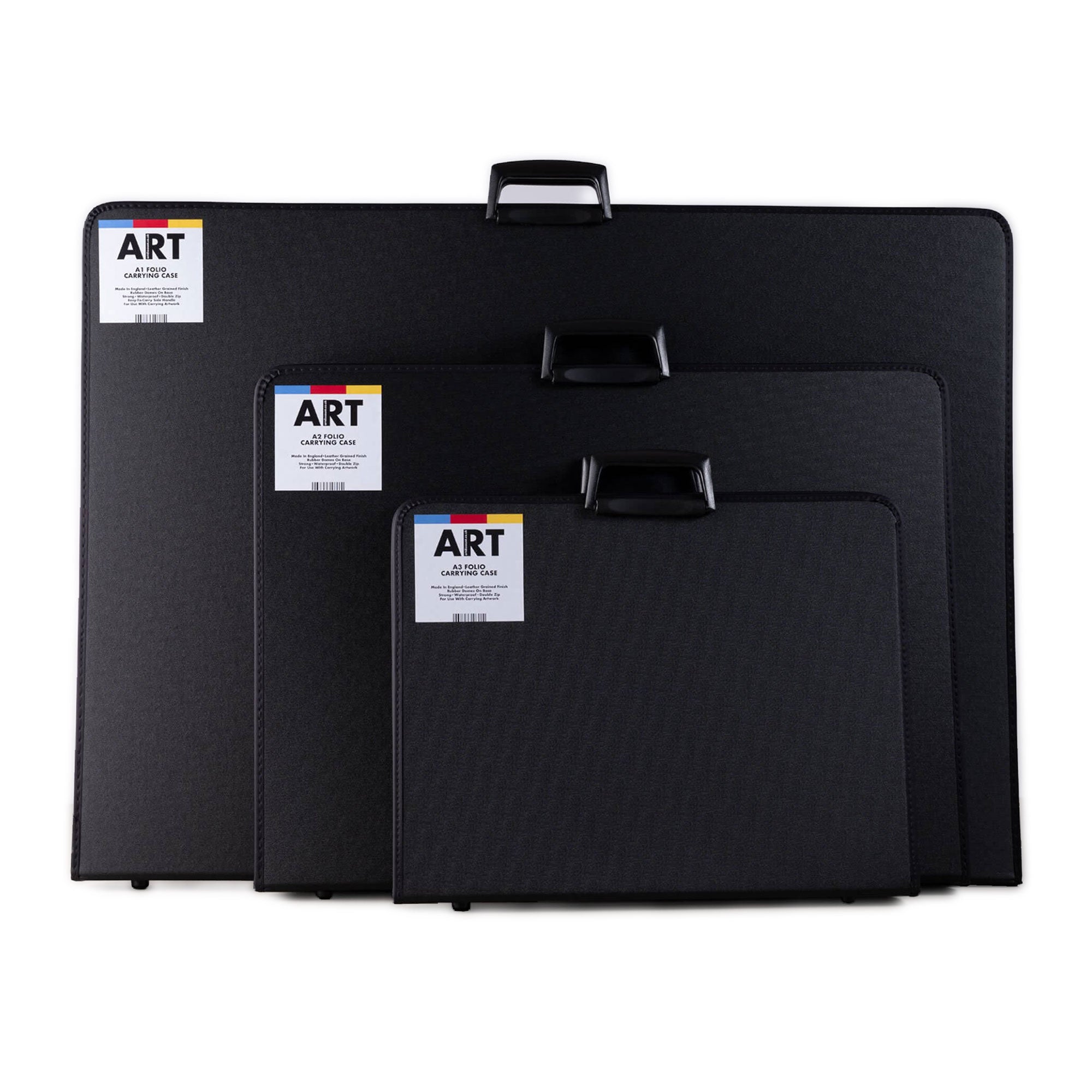 ARTdiscount Folio Carrying Case sizes A3, A2, and A1