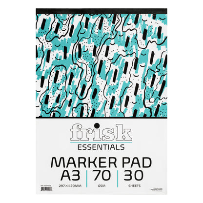 Ex-Display - Frisk Essentials Marker Pad - 70gsm - 27 Sheets - A3