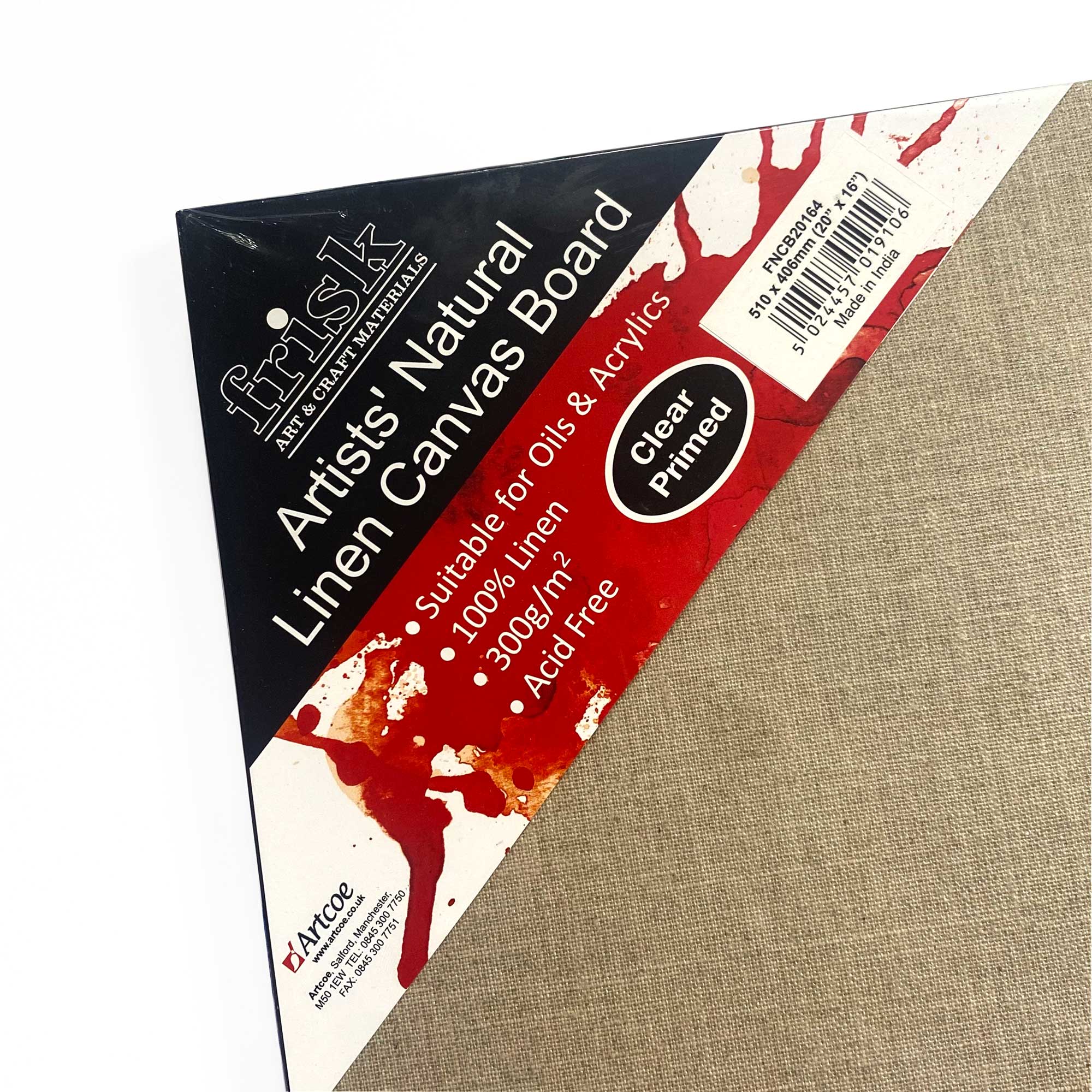 Loxley Linen Clear Gesso Canvas