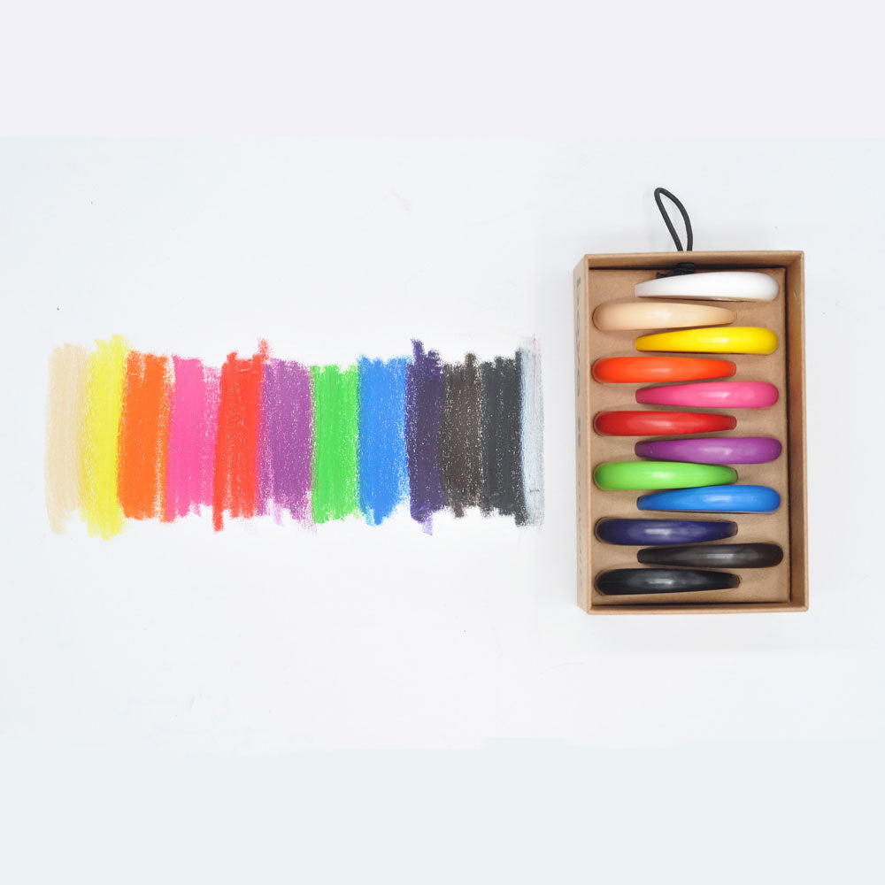 Boya Crayons : Wax Crayons : Set of 16 : Sweet 16