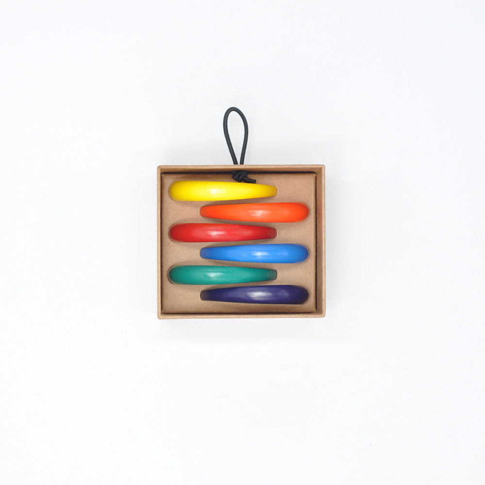 Boya Crayons : Wax Crayons : Set of 6 : Rainbow