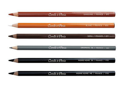 Conte a Paris : Sketching Pencil Set : Assorted : Set of 6