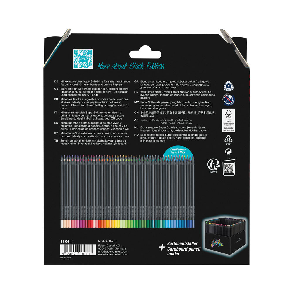 Faber-Castell : Black Edition : Coloured Pencils : Set of 100