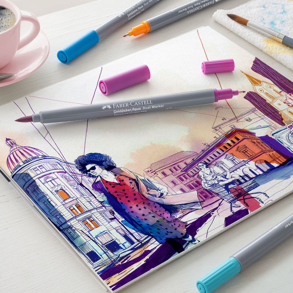Faber-Castell : Goldfaber : Aqua Dual Marker : Set of 12