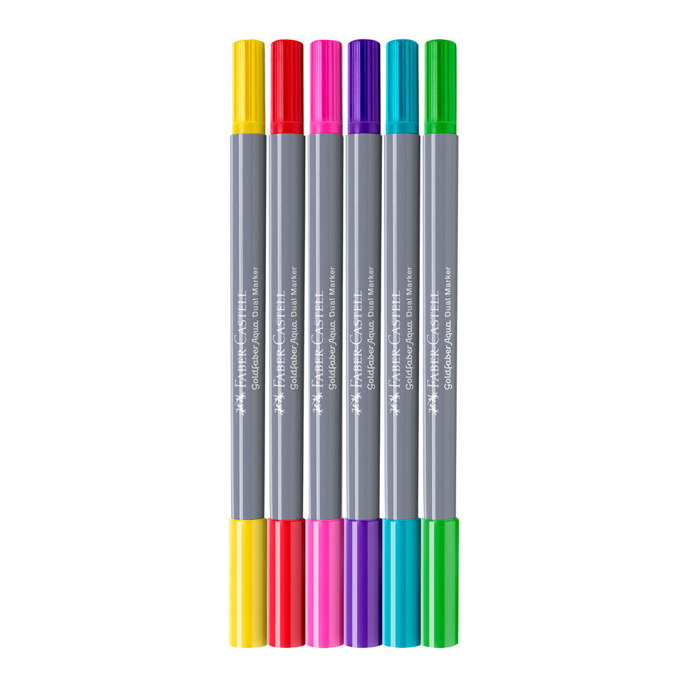 Faber-Castell : Goldfaber : Aqua Dual Marker : Candy Shop : Set Of 6