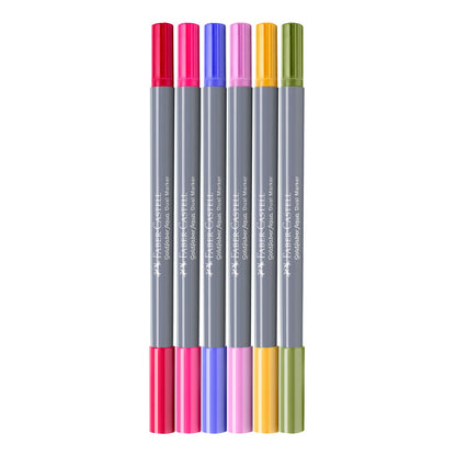 Faber-Castell : Goldfaber : Aqua Dual Marker : Flowers : Set Of 6