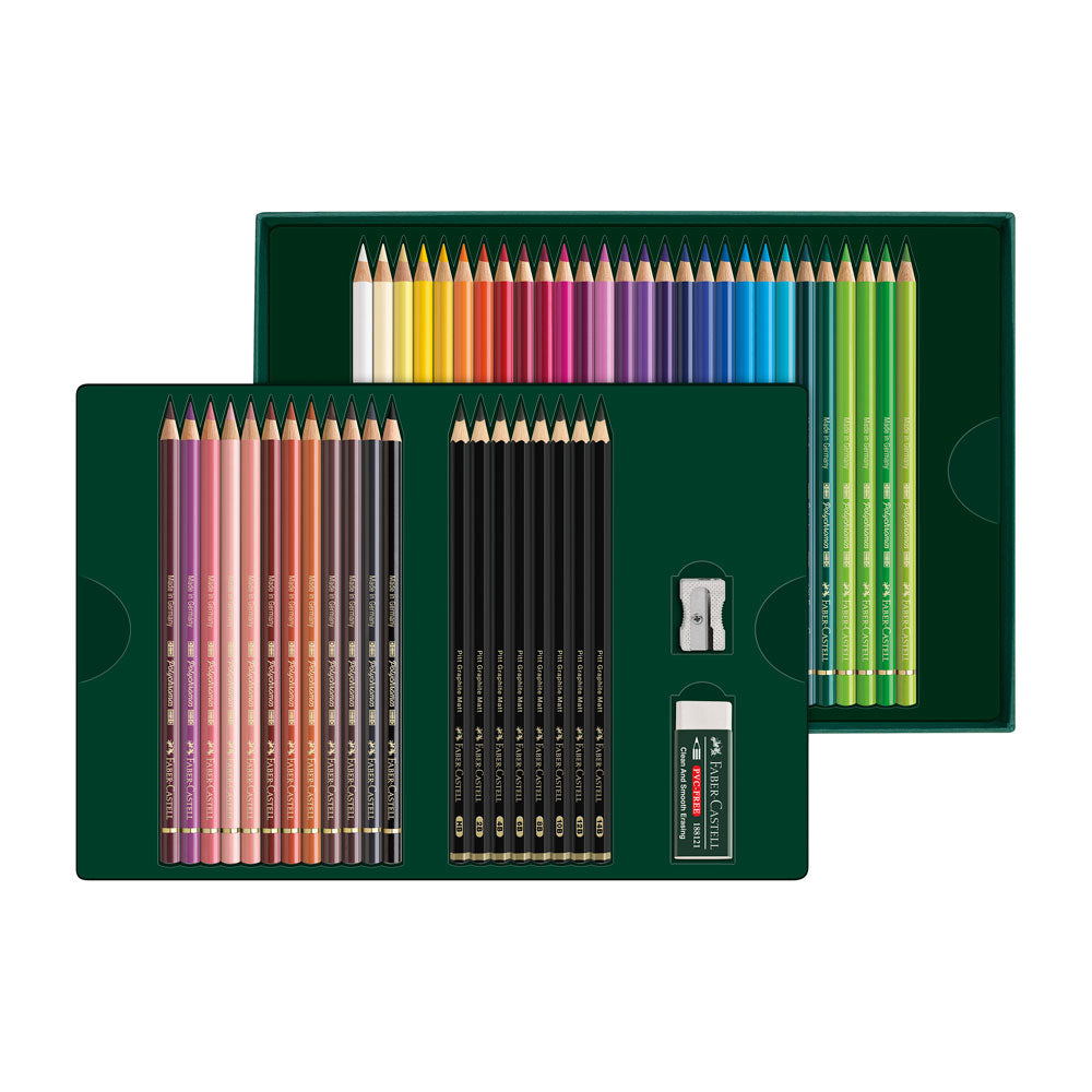 Faber-Castell : Polychromos Pencil & Pitt Graphite Matt : Set of 50
