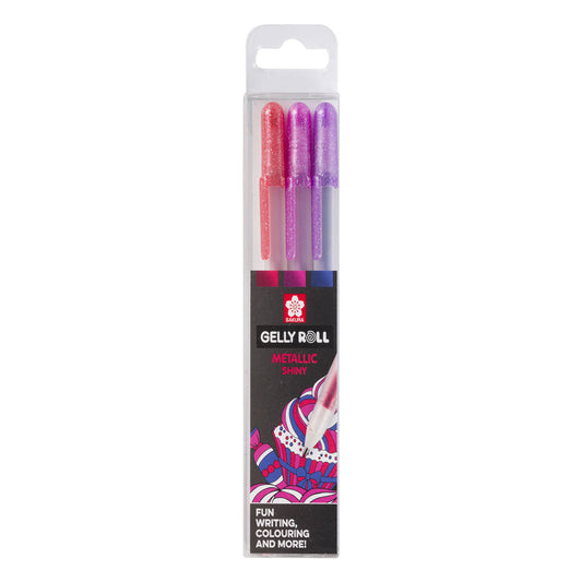 Sakura : Gelly Roll Pen : Metallic Shiny Gel Pen : Sweets : Set of 3