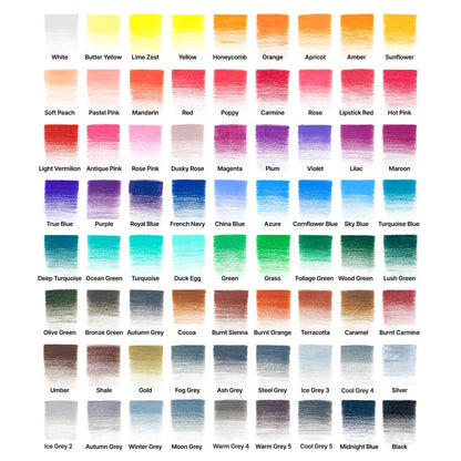 Winsor & Newton : Studio Collection : Colour Pencil : Tin of 72