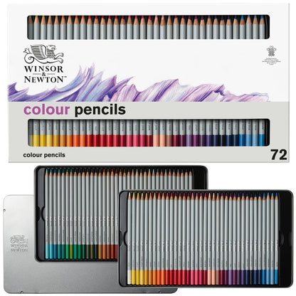 Winsor & Newton : Studio Collection : Colour Pencil : Tin of 72