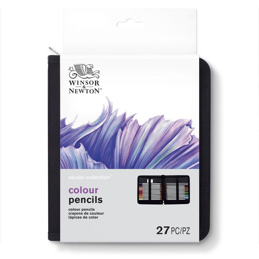 Winsor & Newton : Studio Collection : Colour Pencil : Wallet Set of 27