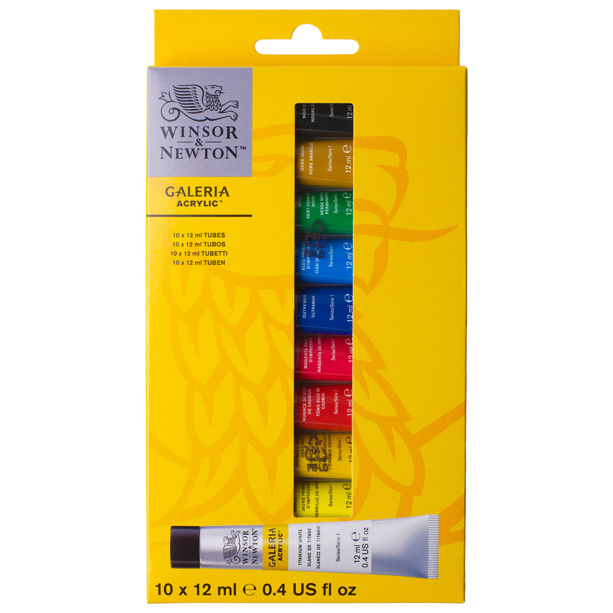 Winsor &amp; Newton Galeria Acrylic - Set of 10 x 12ml