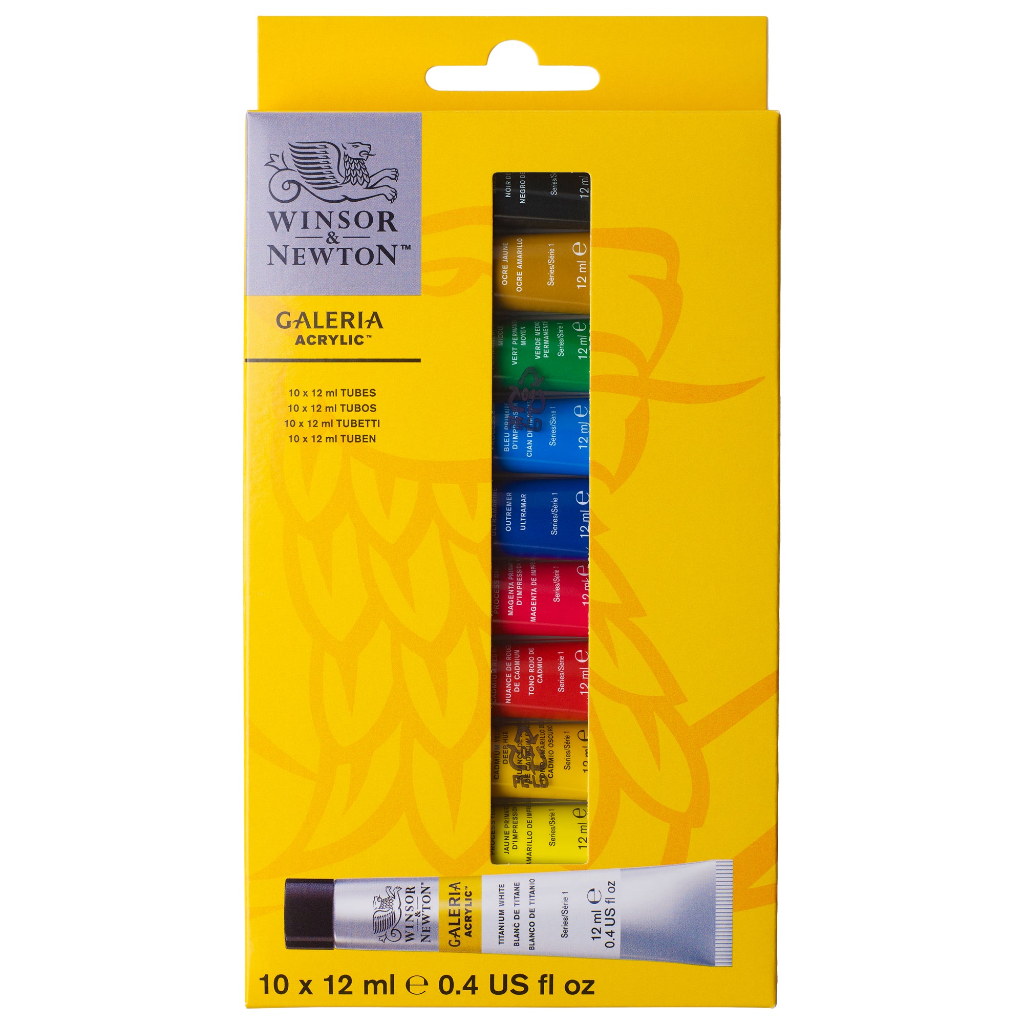 Winsor & Newton Galeria Acrylic - Set of 10 x 12ml