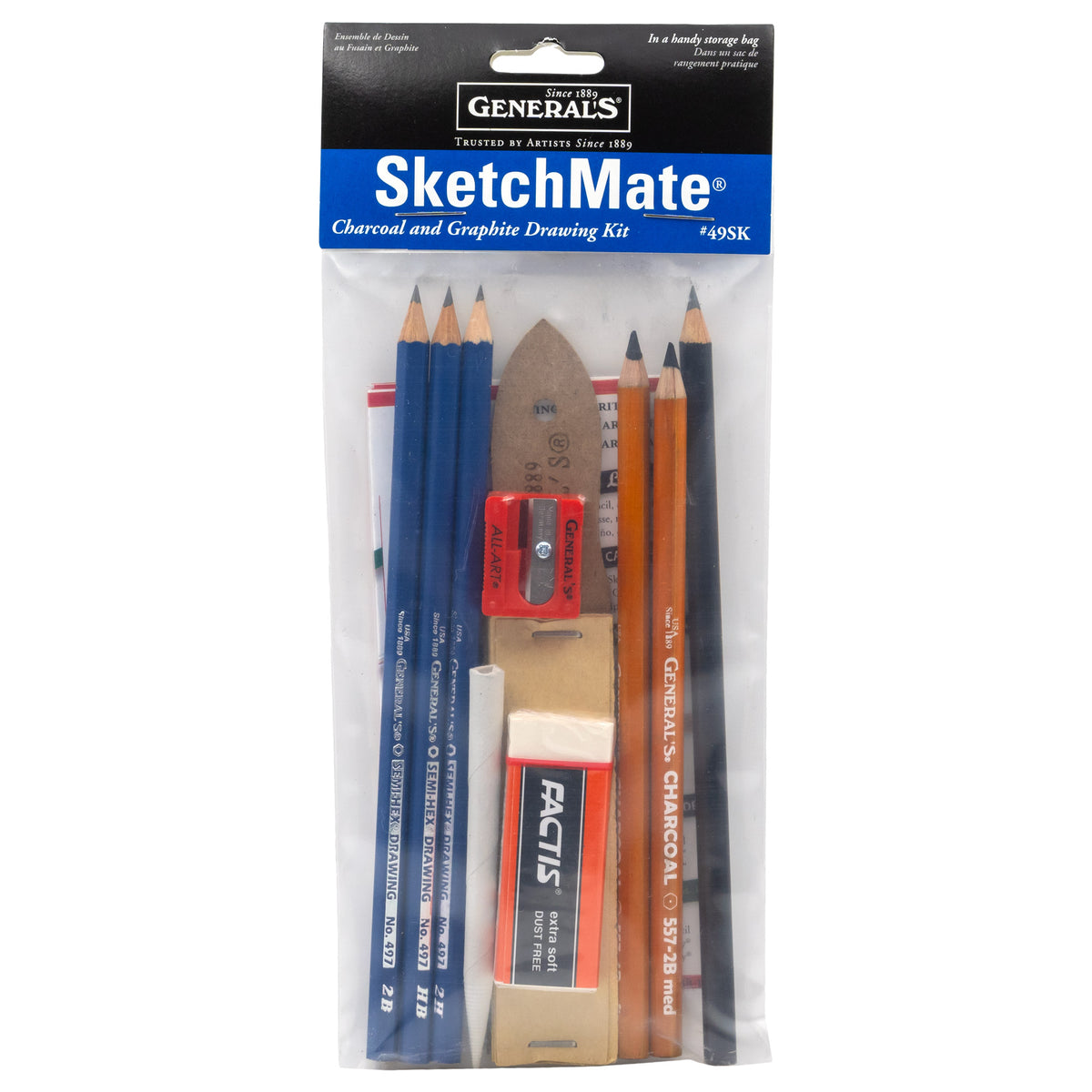 General&#39;s SketchMate Charcoal and Graphite Drawing Kit