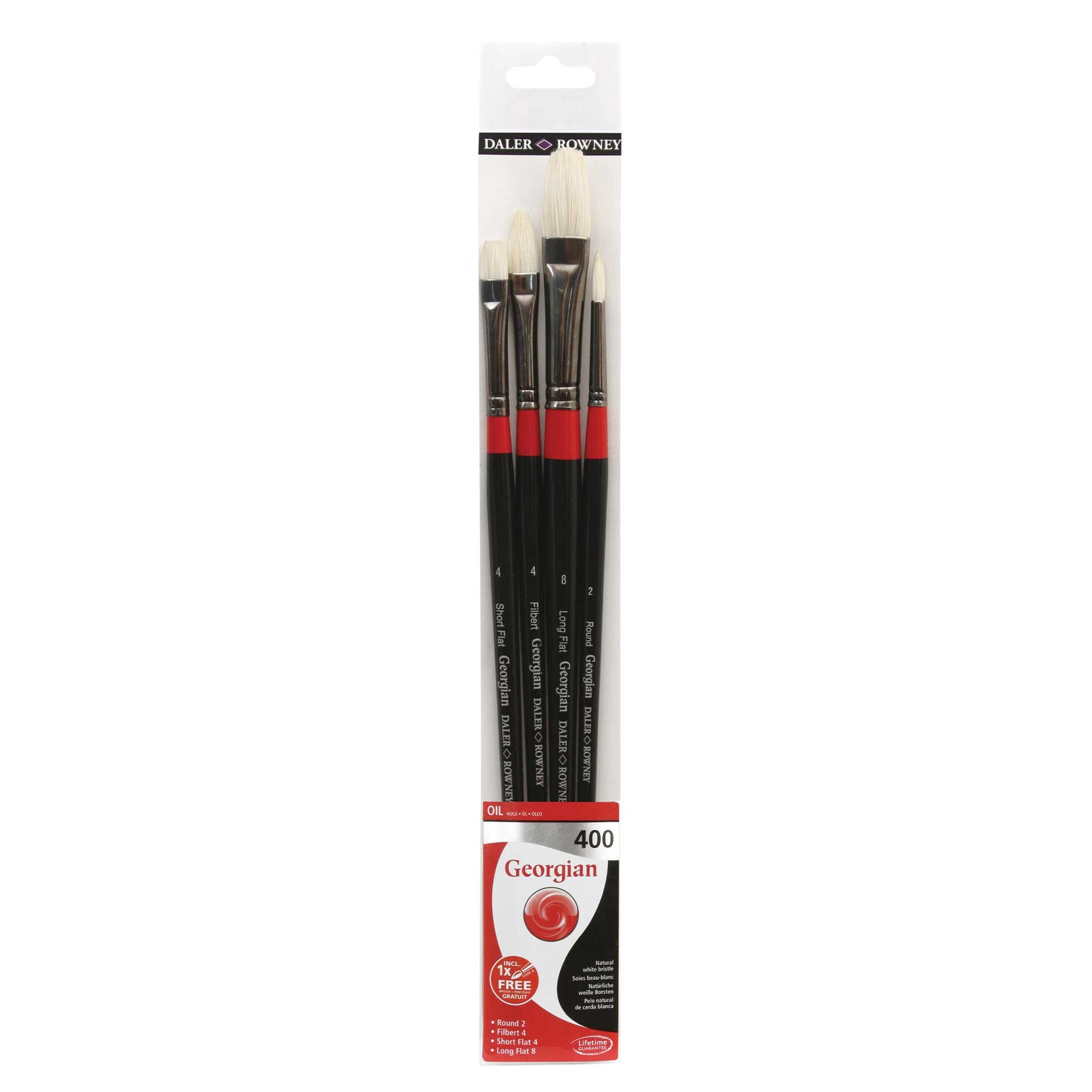 Georgian Oil Brush Set 400 Set 4