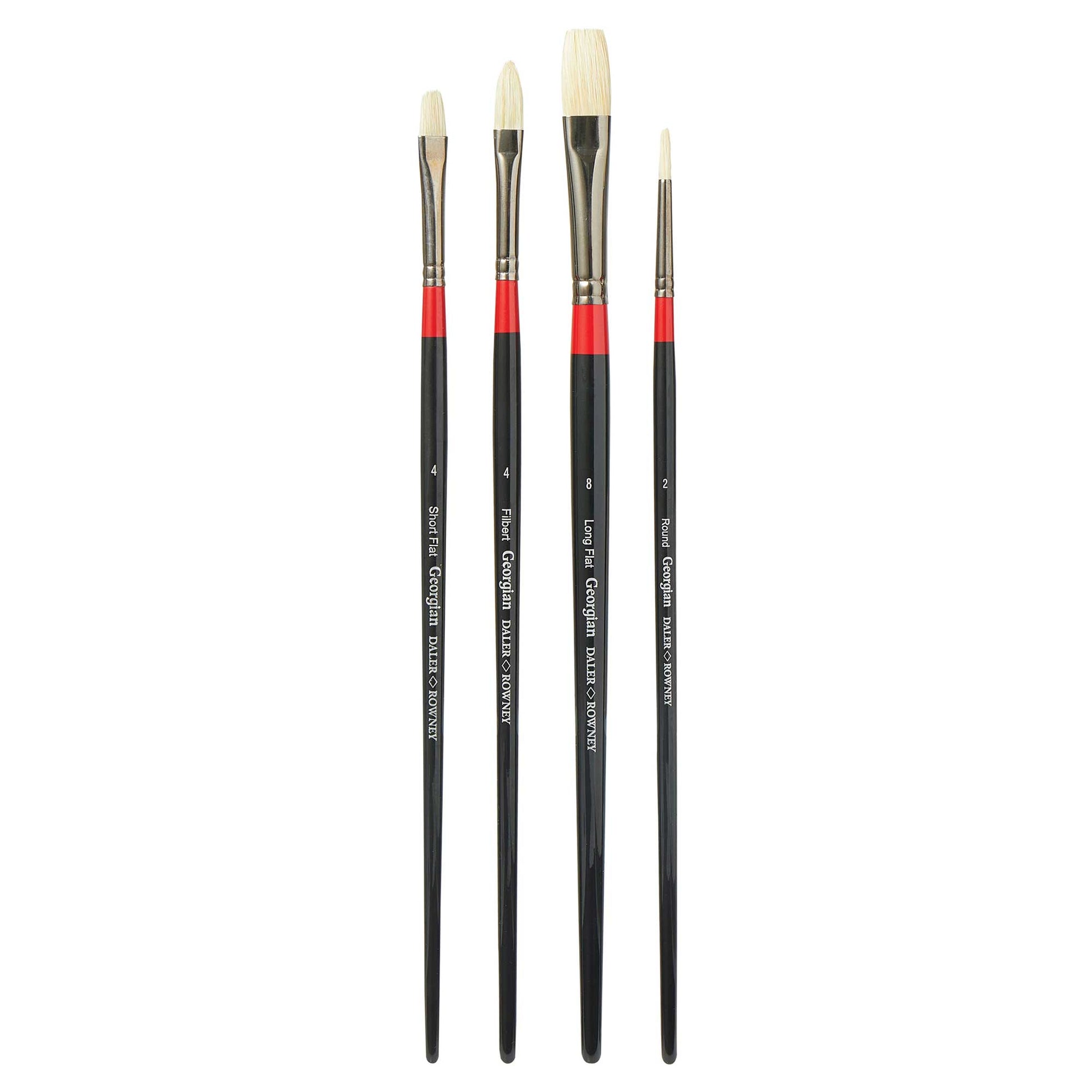 Daler-Rowney Georgian Oil Brush Set 400 - Set of 4 - Out of Wallet