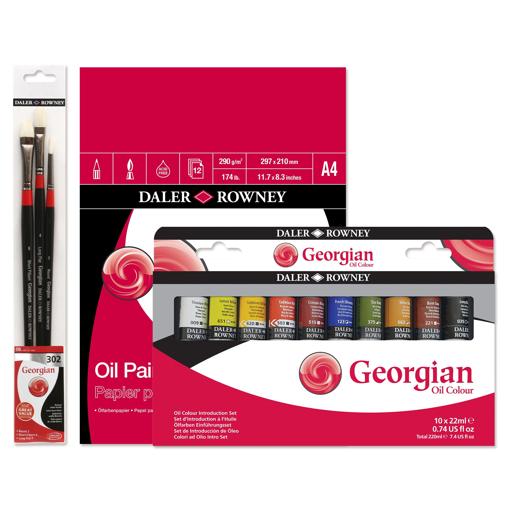 Daler-Rowney Georgian Oil Colour Bundle - Full Set
