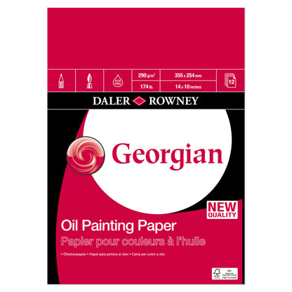 Daler-Rowney Georgian Oil Painting Pad - 14 x 10 inches