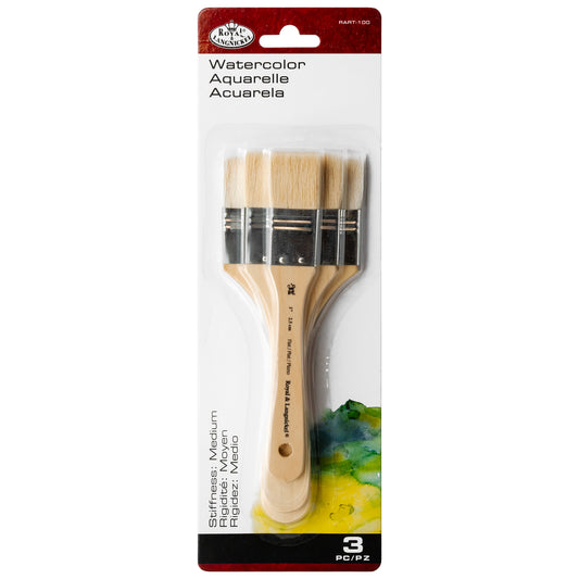 Royal & Langnickel Large Area Brush Pack - Goat Hair