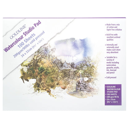 GOLDLINE Watercolour Studio Pad